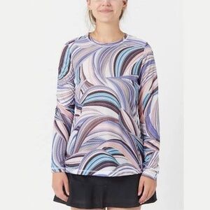 Sofibella Airflow Long Natura Sleeve Tennis Top - Size Medium - New with…